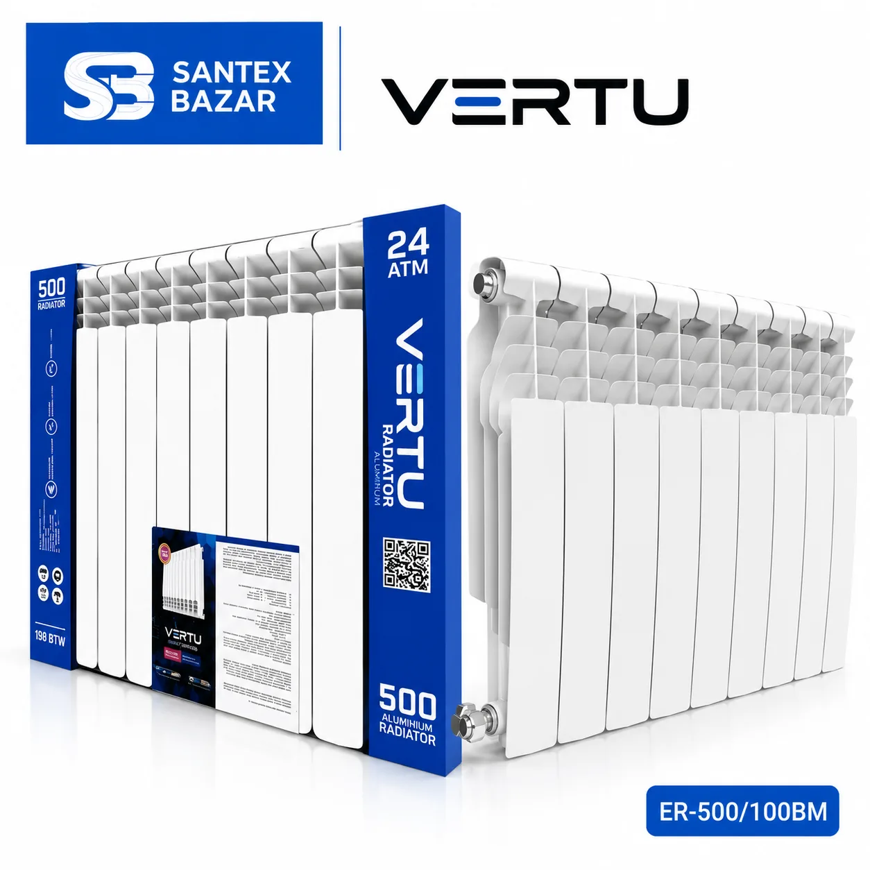 VERTU 500/100 alyuminiy radiatori