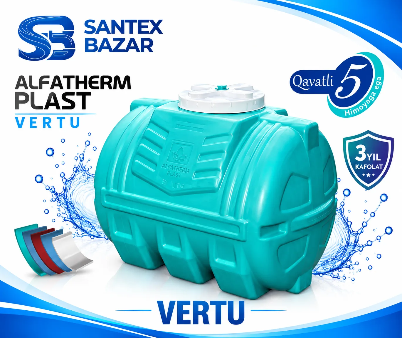 Alfatherm Plast VERTU bak