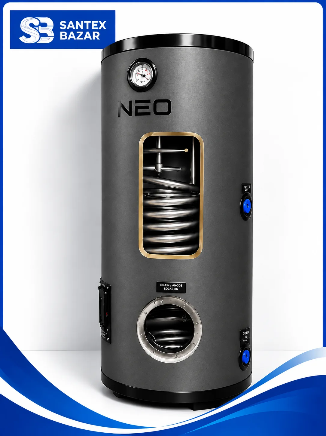 NEO zanglamaydigan po‘lat qozon 500L-1