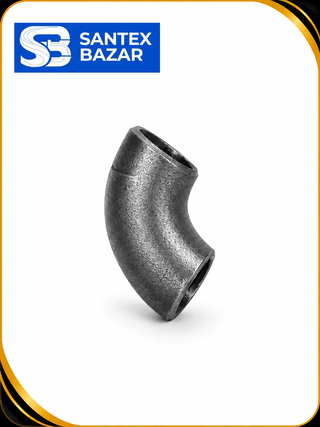 Qora metall 45° tirsak (koleno)