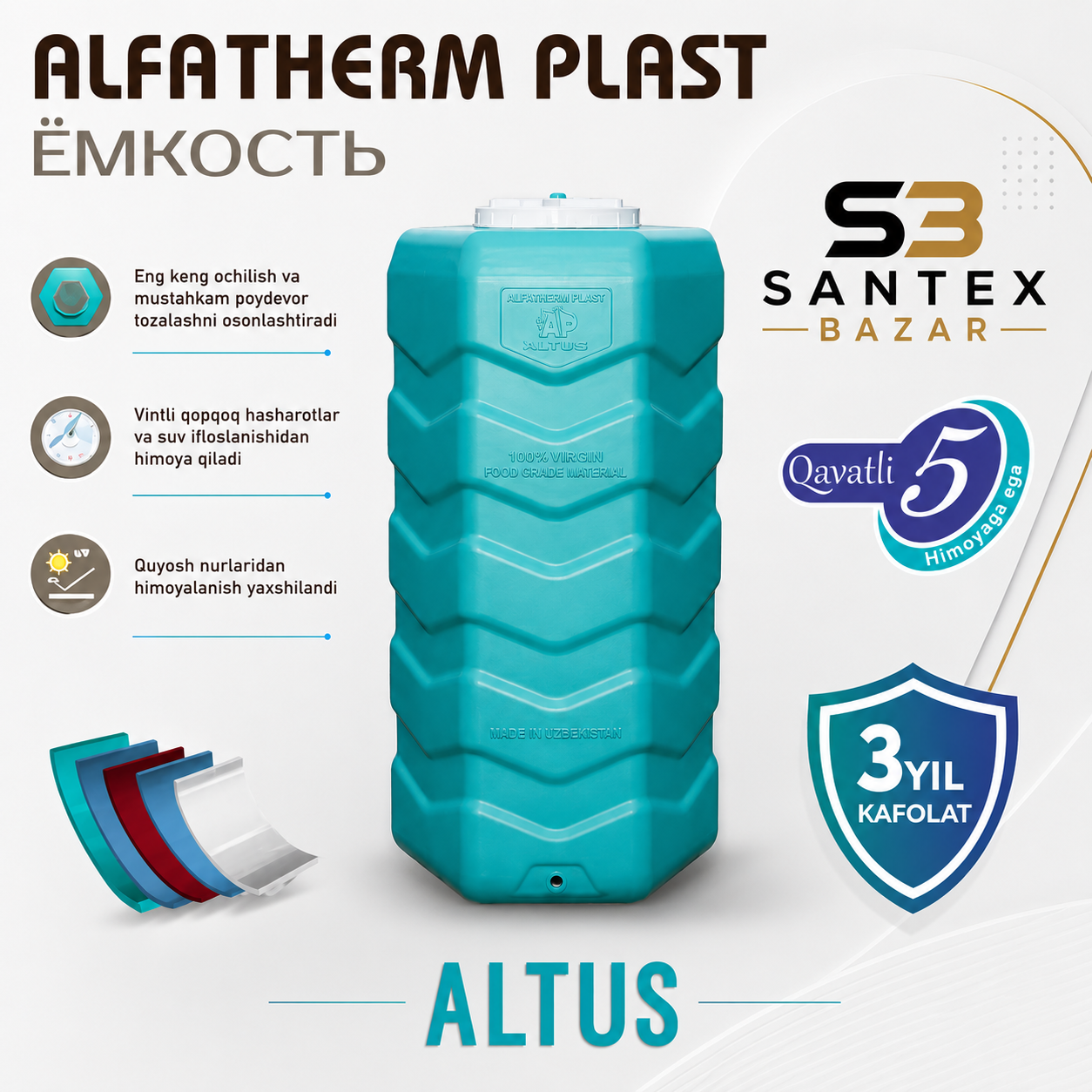 Bak ALTUS Alfaterm plast