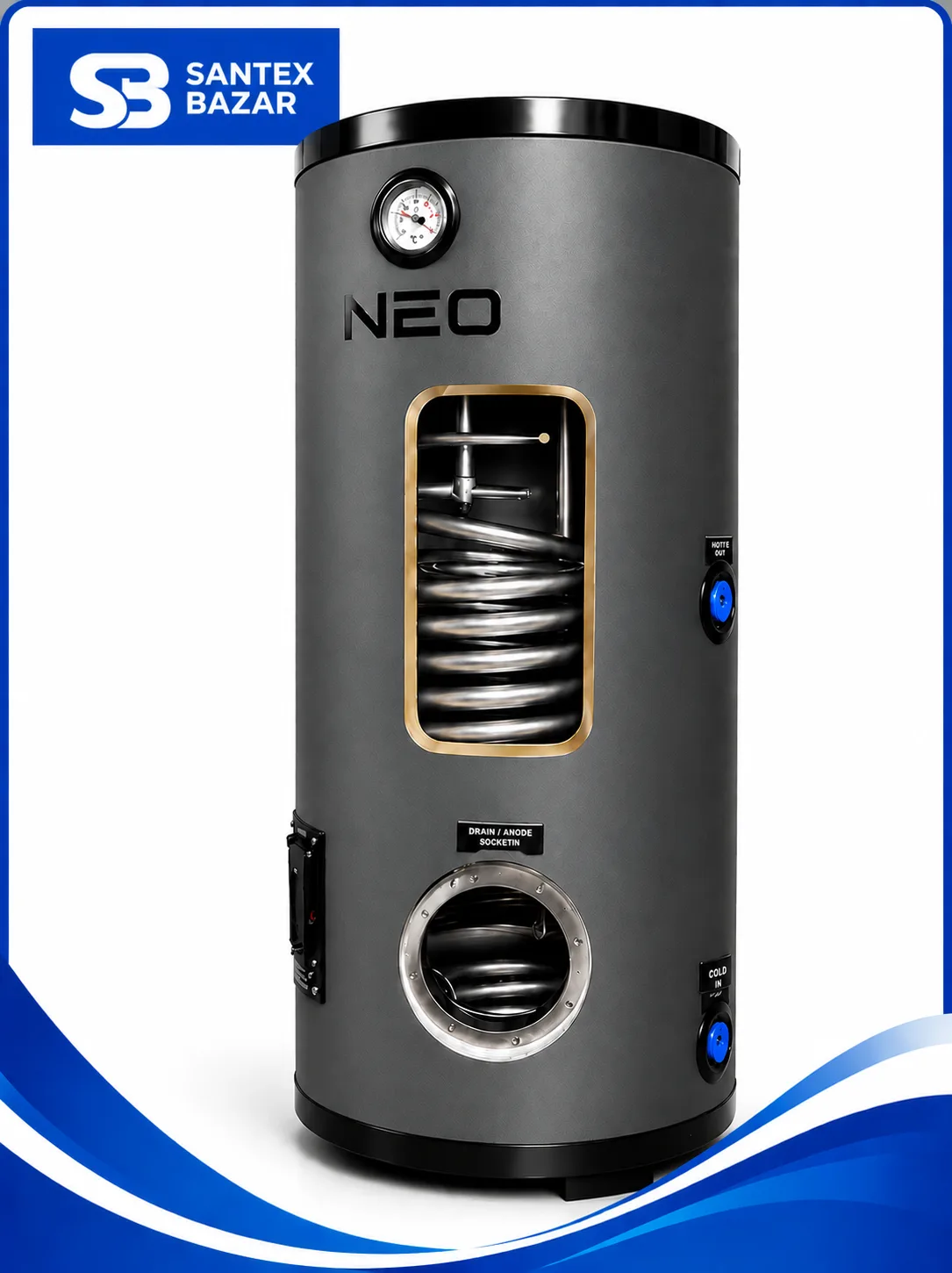 NEO zanglamaydigan po‘lat qozon 500L-2